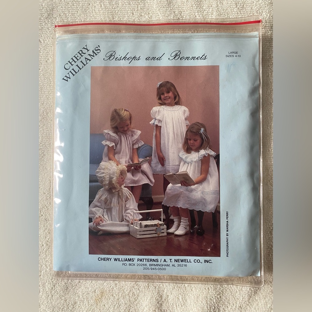 White Bishop Dress Pattern - Kids Dresses
